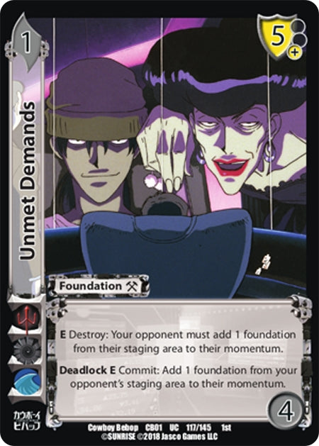 Image for Unmet Demands (117) [CBB]