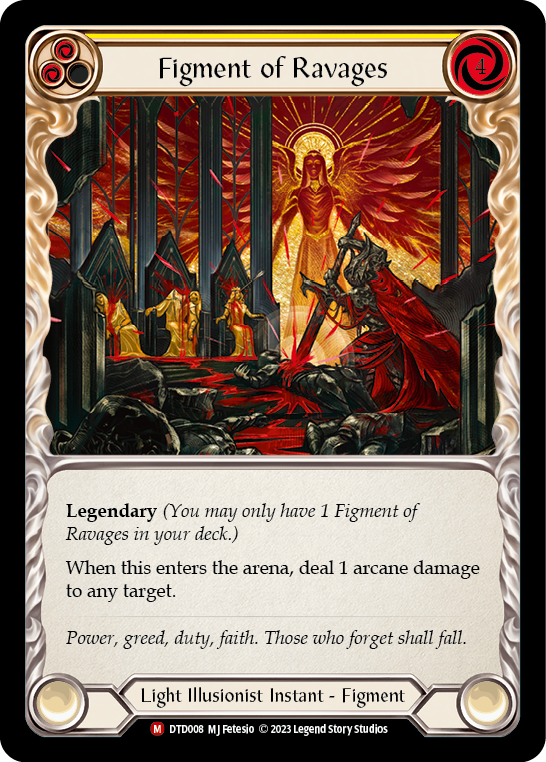 Figment of Ravages // Sekem, Archangel of Ravages [DTD008] (Dusk Till Dawn) | Red Riot Games CA