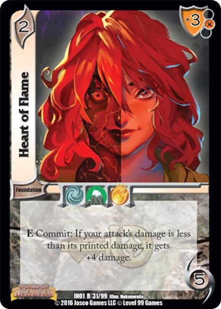Image for Heart of Flame (31) (IN01) - UniVersus