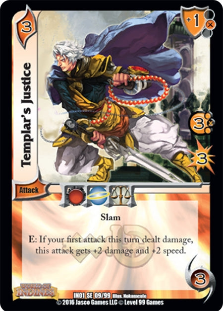 Image for Templar's Justice (9) (IN01) - UniVersus
