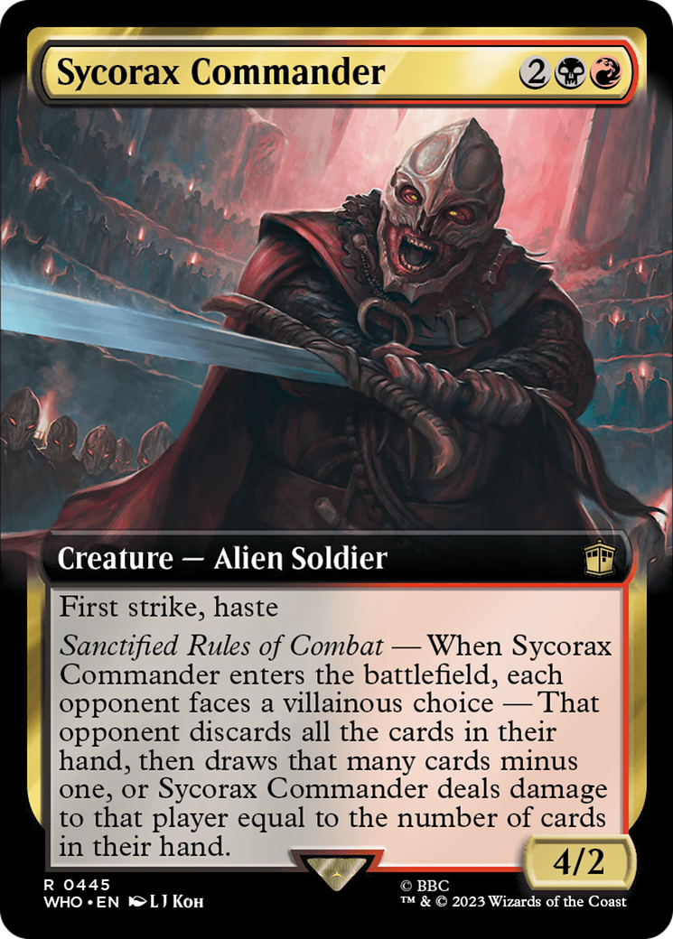 Sycorax Commander (Extended Art) [Doctor Who] | Red Riot Games CA