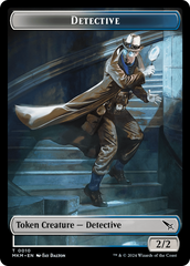 Detective // Human Double-Sided Token [Murders at Karlov Manor Tokens] | Red Riot Games CA