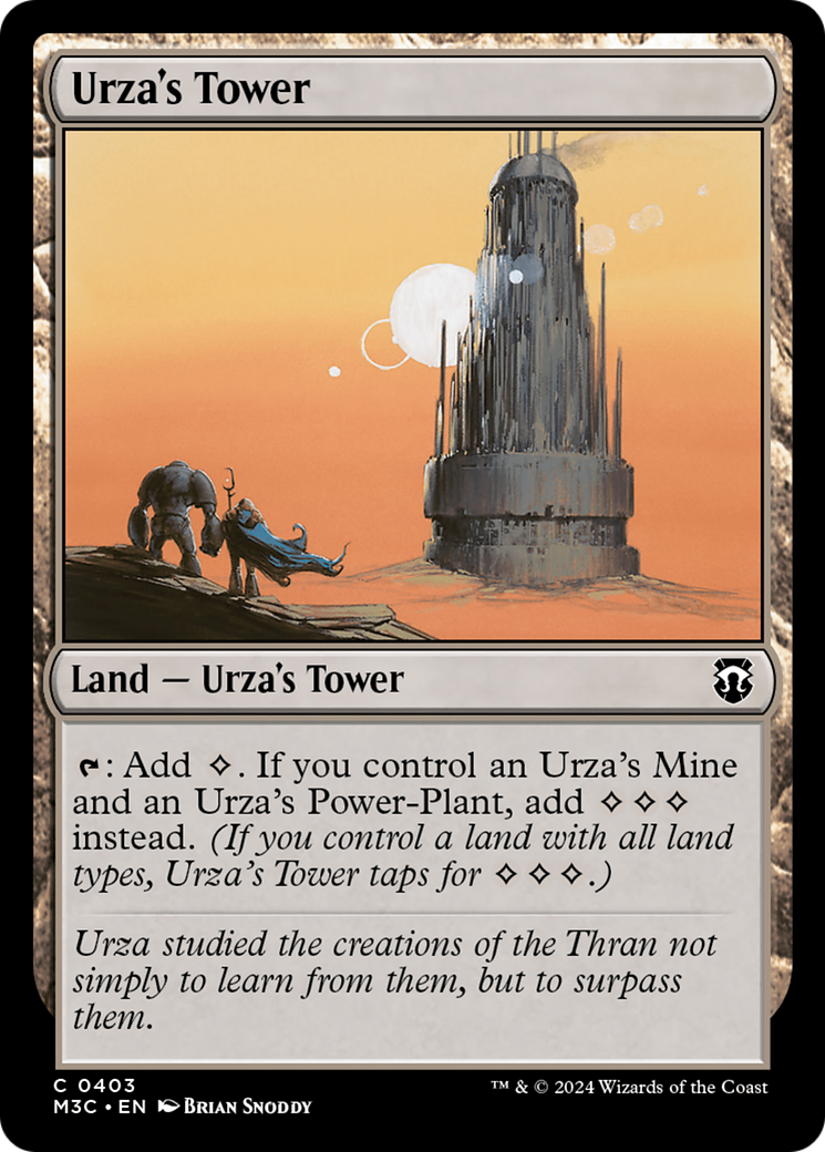 Urza's Tower (Ripple Foil) [Modern Horizons 3 Commander] | Red Riot Games CA