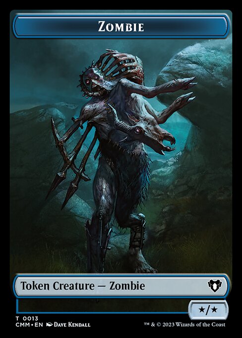 Human Soldier // Zombie (0013) Double-Sided Token [Commander Masters Tokens] | Red Riot Games CA