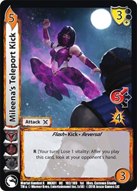 Image for Mileena's Teleport Kick (102) (Mortal Kombat X) - UniVersus