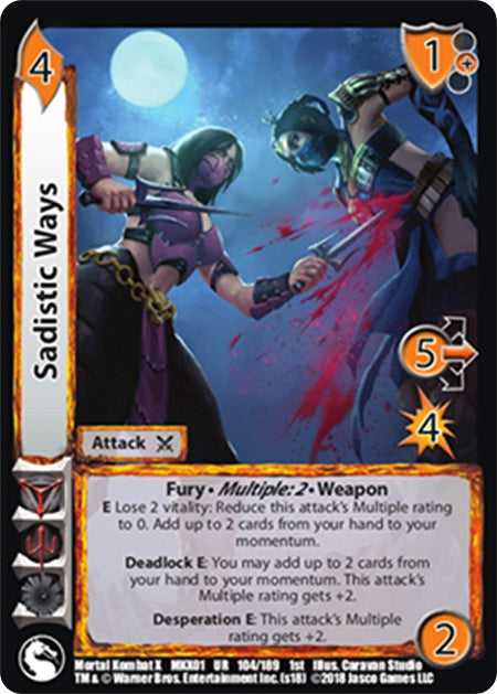 Image for Sadistic Ways (104) (Mortal Kombat X) - UniVersus