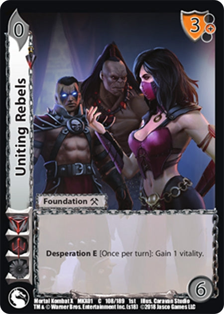 Image for Uniting Rebels (108) (Mortal Kombat X) - UniVersus