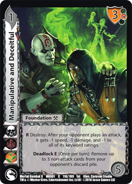 Image for Manipulative and Deceitful (116) (Mortal Kombat X) - UniVersus