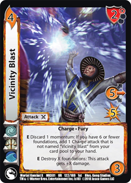 Image for Vicinity Blast (122) (Mortal Kombat X) - UniVersus