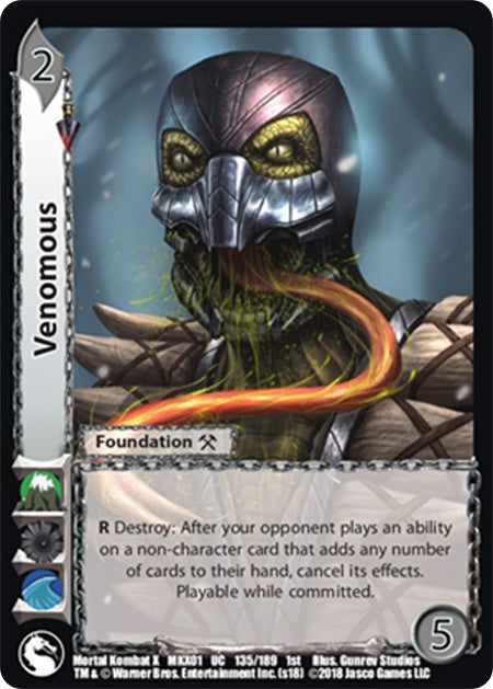 Image for Venomous (135) (Mortal Kombat X) - UniVersus
