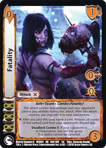 Image for Fatality (188) [MKX]