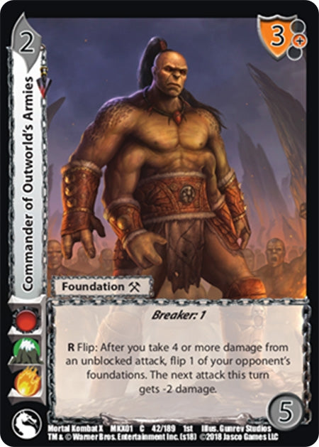 Image for Commander of Outworld's Armies (42) [MKX]