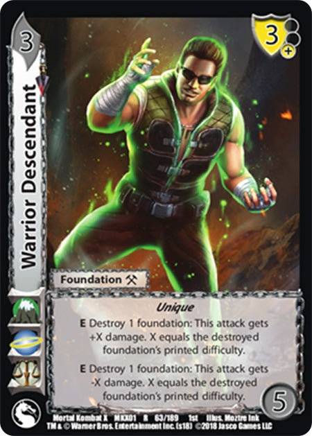 Image for Warrior Descendant (63) [MKX]