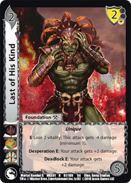 Image for Last of His Kind (81) [MKX]