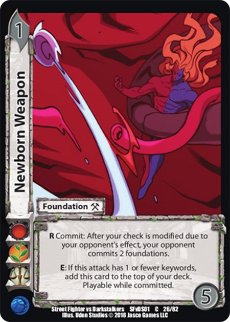 Image for Newborn Weapon (26) (SFVD) - UniVersus