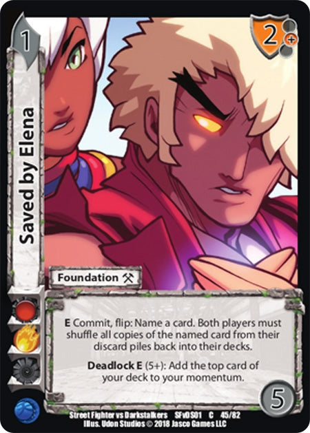 Image for Saved by Elena (45) (SFVD) - UniVersus
