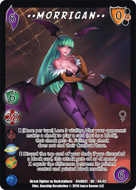 Image for Morrigan** (64) (SFVD) - UniVersus