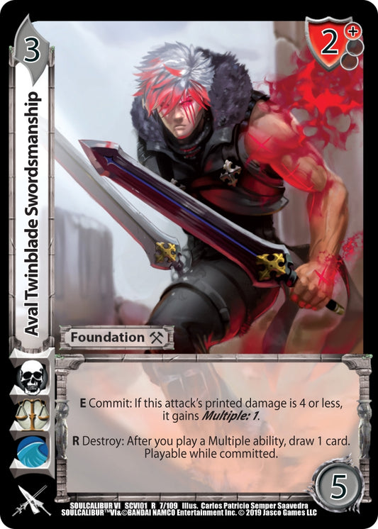 Image for Aval Twinblade Swordsmanship (7) (SCVI) - UniVersus