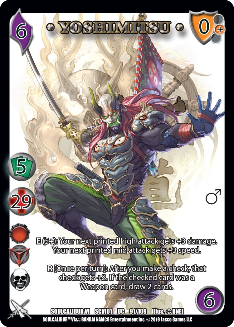 Image for Yoshimitsu (91) (SCVI) - UniVersus