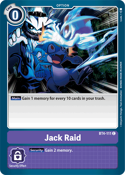 Jack Raid [BT4-111] [Great Legend] | Red Riot Games CA