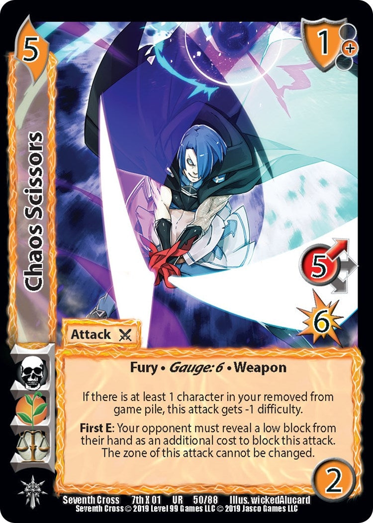 Image for Chaos Scissors (50) (SVC) - UniVersus