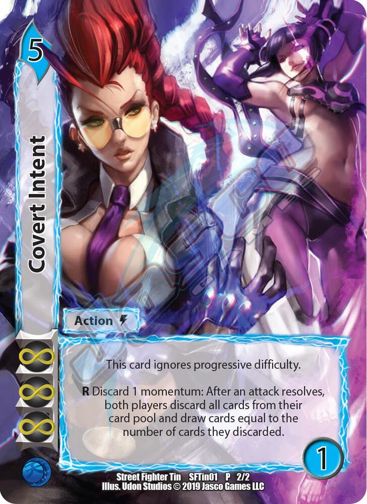 Covert Intent - Street Fighter CCG (SF01) | Red Riot Games CA