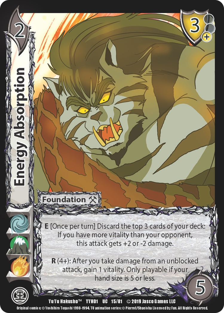 Image for Energy Absorption (15) (YYH) - UniVersus