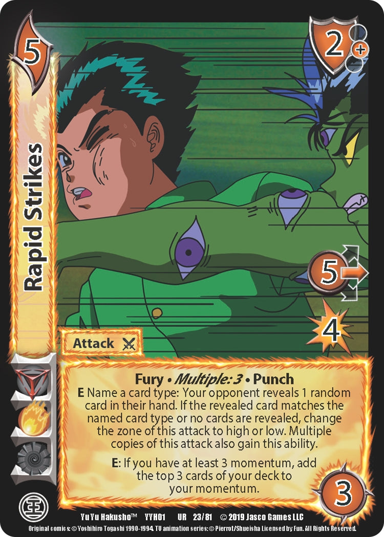 Image for Rapid Strikes (23) (YYH) - UniVersus