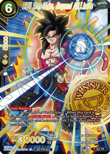 SS4 Son Goku, Beyond All Limits (Alternate Art Set 2021 Vol. 3) (P-262) [Tournament Promotion Cards] | Red Riot Games CA