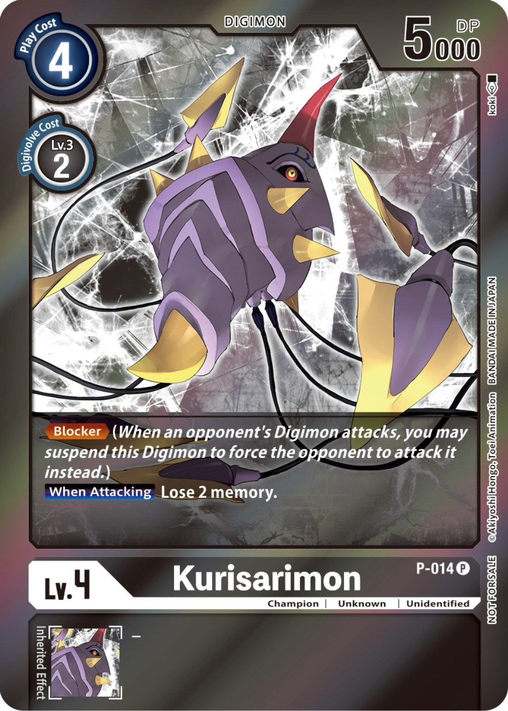 Kurisarimon [P-014] (Event Pack 3) [Promotional Cards] | Red Riot Games CA