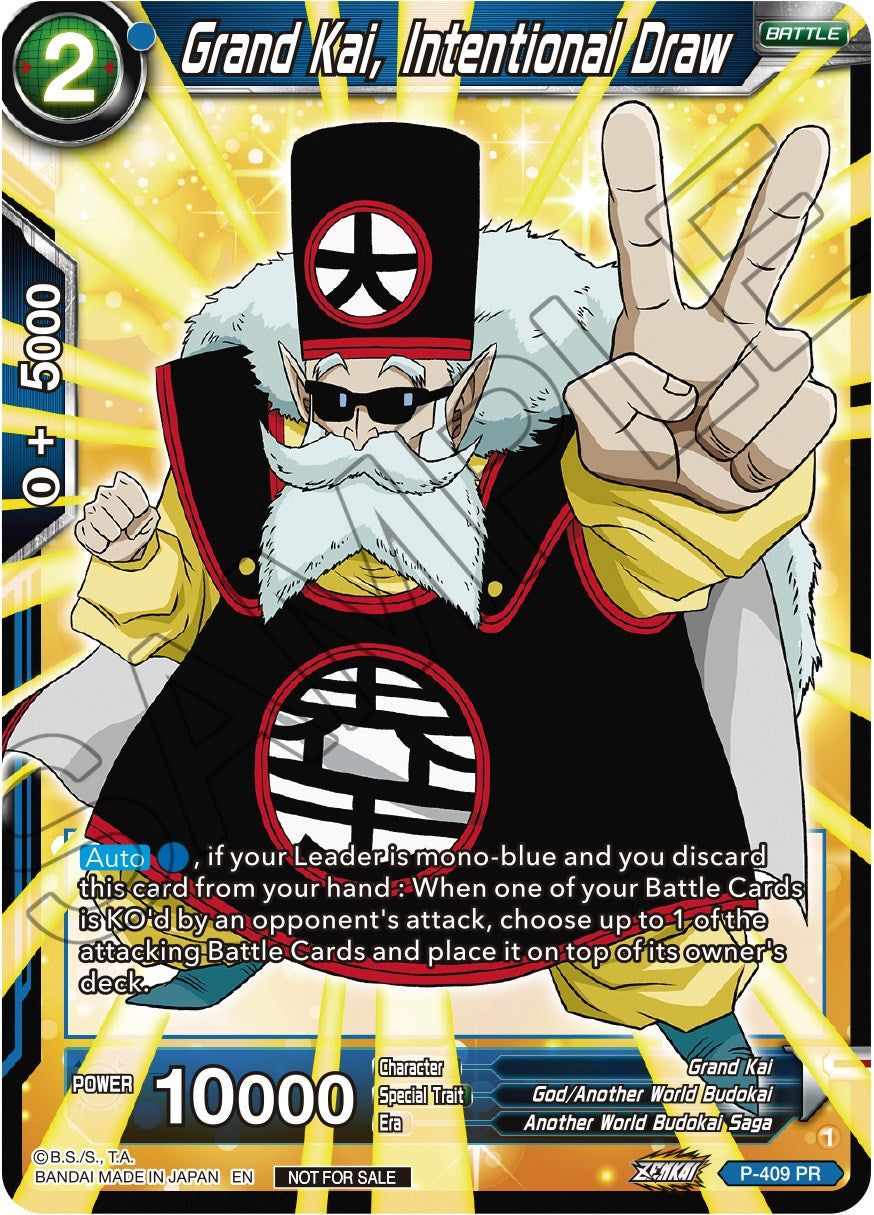 Grand Kai, Intentional Law (Zenkai Series Tournament Pack Vol.1) (P-409) [Tournament Promotion Cards] | Red Riot Games CA