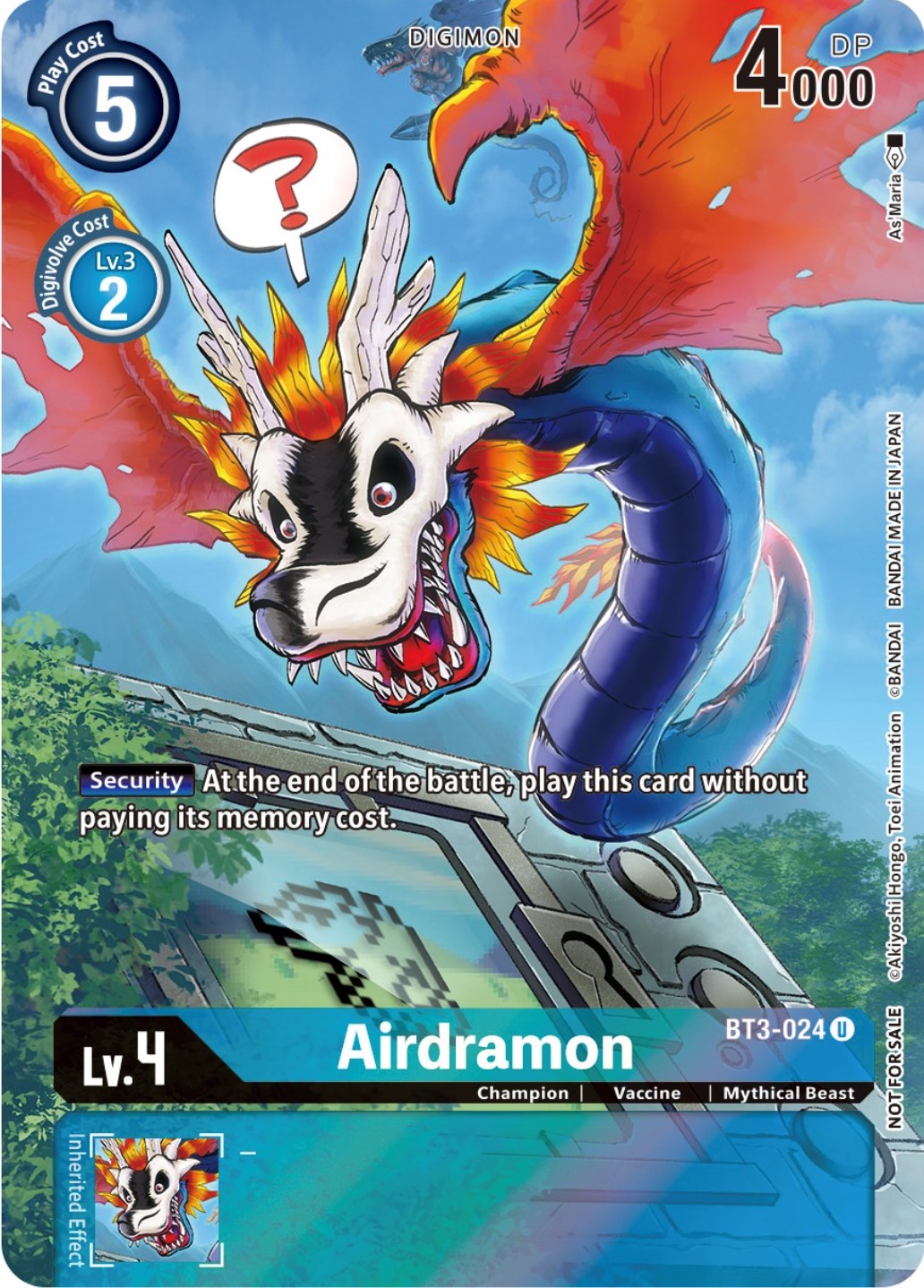 Airdramon [BT3-024] (25th Special Memorial Pack) [Release Special Booster Promos] | Red Riot Games CA