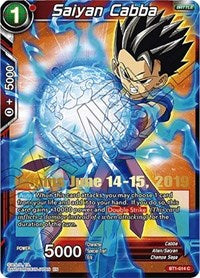 Saiyan Cabba (Origins 2019) (BT1-014) [Tournament Promotion Cards] | Red Riot Games CA