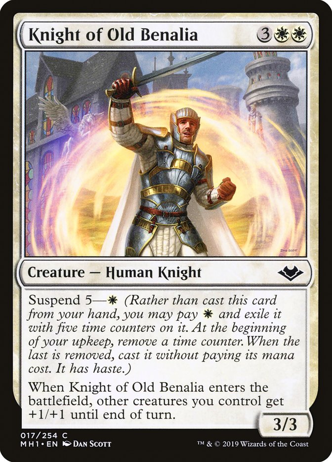 Knight of Old Benalia [Modern Horizons] | Red Riot Games CA