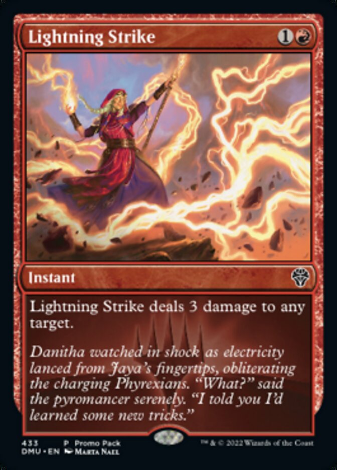 Lightning Strike (Promo Pack) [Dominaria United Promos] | Red Riot Games CA