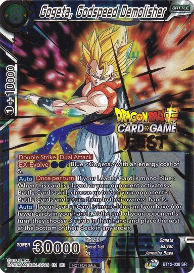 Gogeta, Godspeed Demolisher (Card Game Fest 2022) (BT12-038) [Tournament Promotion Cards] | Red Riot Games CA