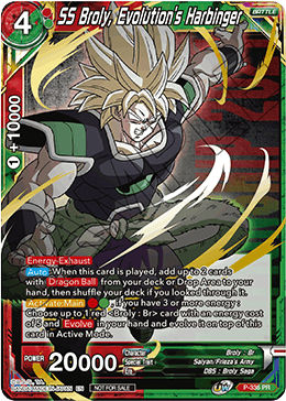 SS Broly, Evolution's Harbinger (P-336) [Tournament Promotion Cards] | Red Riot Games CA
