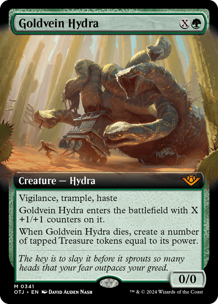 Goldvein Hydra (Extended Art) [Outlaws of Thunder Junction] | Red Riot Games CA