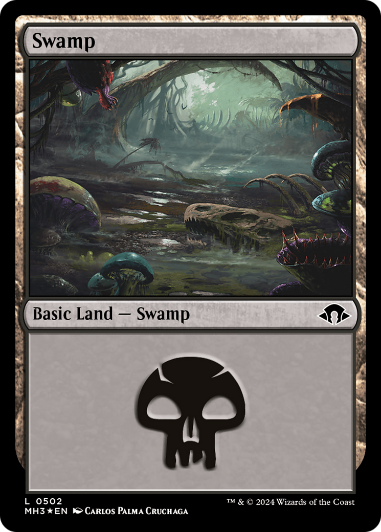 Swamp (0502) (Ripple Foil) [Modern Horizons 3] | Red Riot Games CA