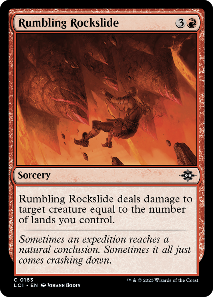 Rumbling Rockslide [The Lost Caverns of Ixalan] | Red Riot Games CA