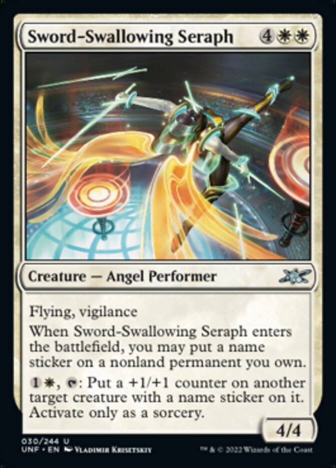 Sword-Swallowing Seraph [Unfinity] | Red Riot Games CA
