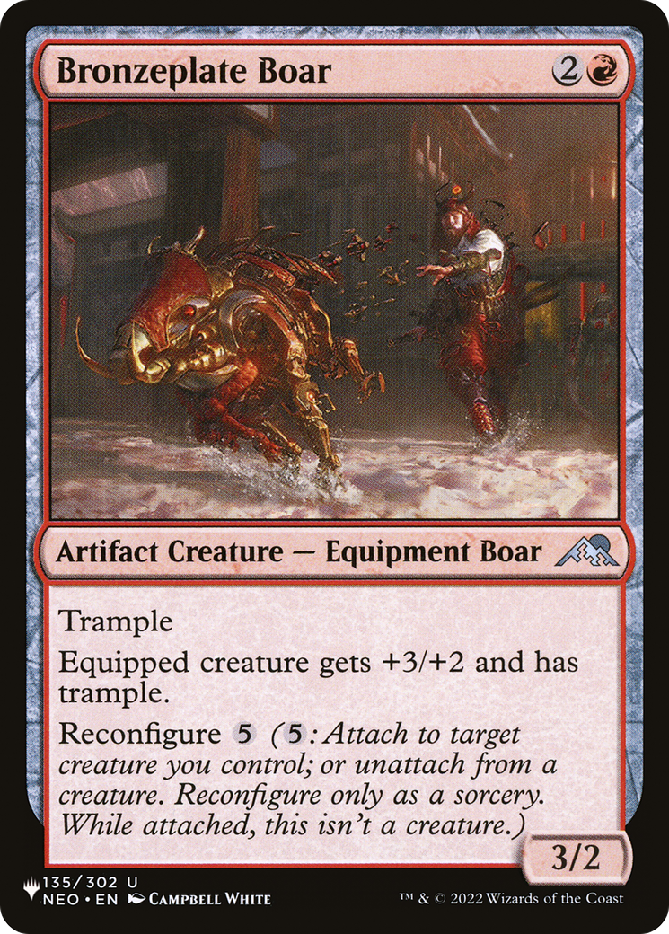 Bronzeplate Boar [The List Reprints] | Red Riot Games CA