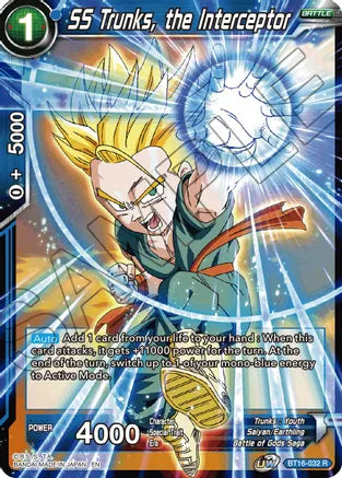 SS Trunks, the Interceptor (BT16-032) [Realm of the Gods] | Red Riot Games CA