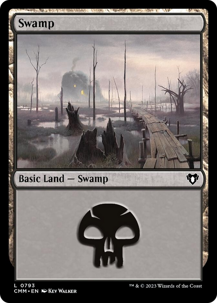 Swamp (793) [Commander Masters] | Red Riot Games CA