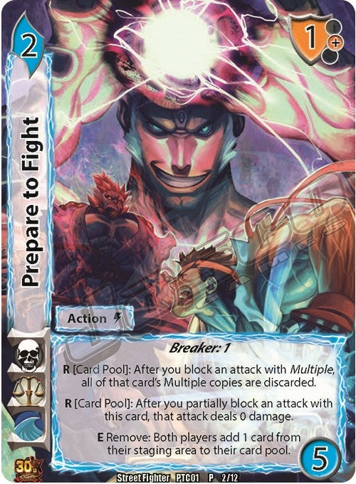 Image for Prepare to Fight (Full Art Promo) (2/12) (SF01) - UniVersus
