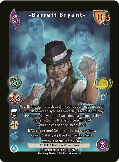 Image for Barett Bryant (Champion Batch V Promo) (1) (UVSP) - UniVersus