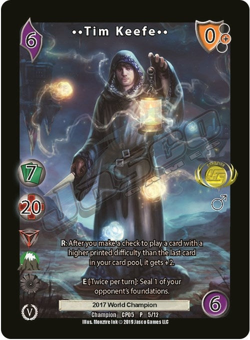 Image for Tim Keefe (Champion Batch V Promo) (5) (UVSP) - UniVersus