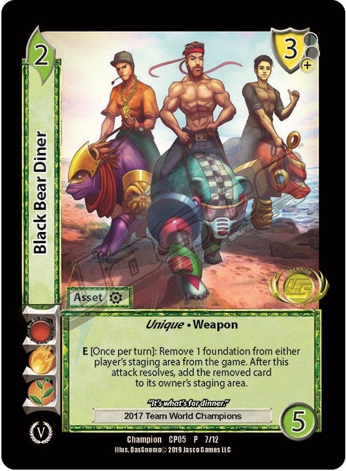 Image for Black Bear Diner (Champion Batch V Promo) (7) (UVSP) - UniVersus