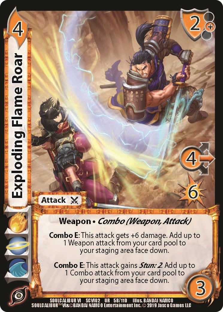 Image for Exploding Flame Roar (58) (SCVI2) - UniVersus