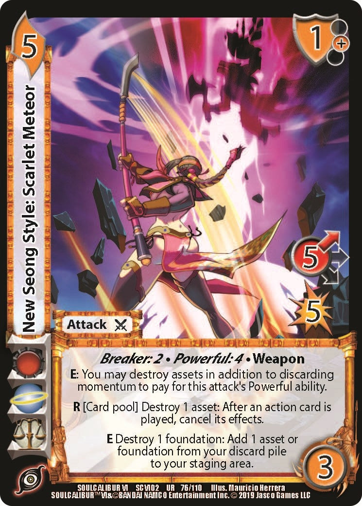 Image for New Seong Style: Scarlet Meteor (76) (SCVI2) - UniVersus